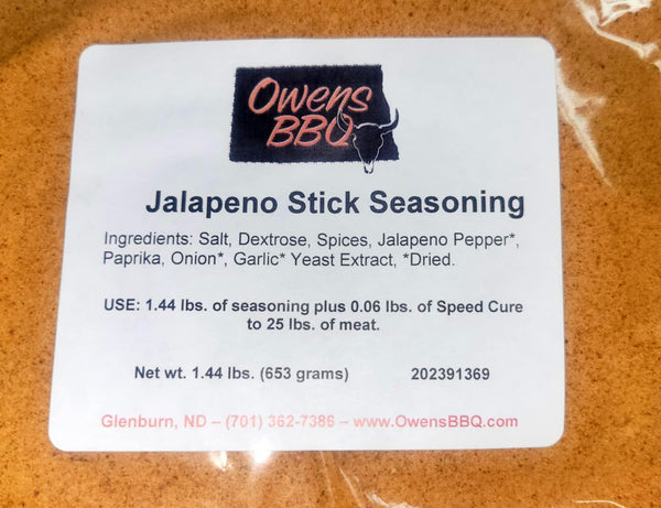Jalapeno Meat Stick seasoning